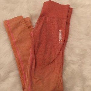 Gymshark peach ombré leggings